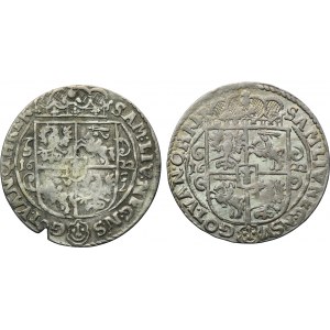 Lot, Sigismund III Vasa, 1/4 Thaler Bromberg 1622 (2 pcs.)