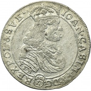 John II Casimir, 1/4 Thaler Bromberg 1668 TLB