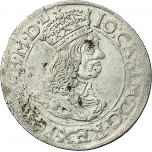 John II Casimir, 6 Groschen Krakau 1662 AT