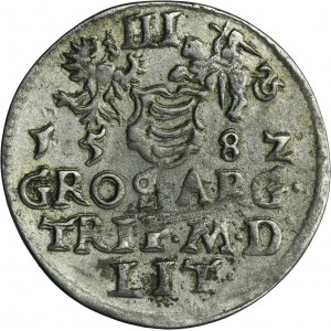 Stephen Bathory, 3 Groschen Vilnius 1582 - L/LIT