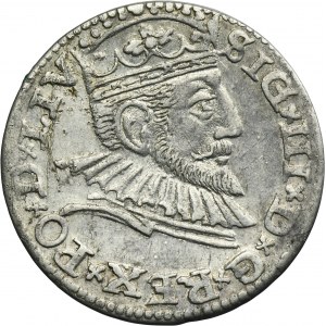 Sigismund III Vasa, 3 Groschen Riga 1593 - LIV