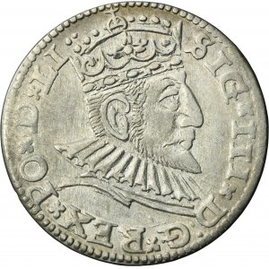 Sigismund III Vasa, 3 Groschen Riga 1591 - LI
