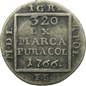 Poniatowski, Groschen Warsaw 1766 FS