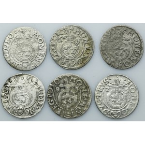 Lot, Poland and Ducal Prussia, 3 Polker (6 pcs.)