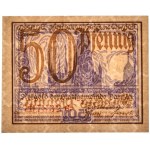 Danzig, 50 Pfennig 1919 - purple - PMG 64 EPQ