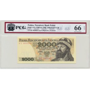 2.000 złotych 1982 - BZ - PCG 66 EPQ