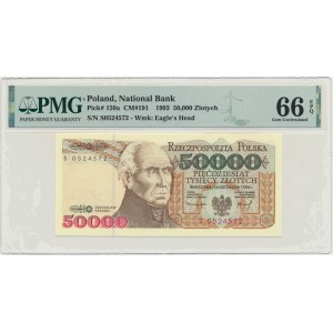 50.000 złotych 1993 - S - PMG 66 EPQ