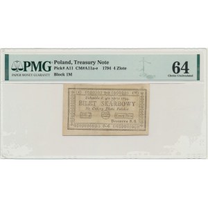 4 złote 1794 (1)(M) - PMG 64