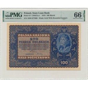 100 marek 1919 - IH Serja M - PMG 66 EPQ