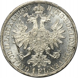 Austria, Franz Joseph I, 1 Floren Wien 1859 A