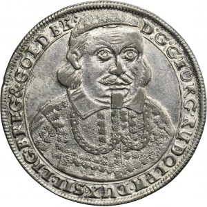 Silesia, Duchy of Liegnitz-Brieg-Wohlau, Georg Rudolph, 1/8 Thaler Brieg 1653 - RARE