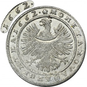 Silesia, Duchy of Brieg-Liegnitz-Wohlau, Christian, 15 Kreuzer Brieg 1662 - UNLISTED