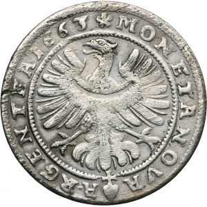Silesia, Duchy of Liegnitz-Brieg-Wohlau, Christian, 15 Kreuzer Brieg 1663