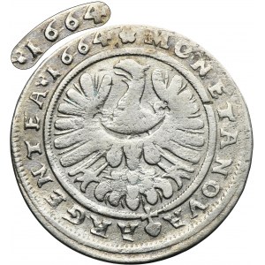 Silesia, Duchy of Liegnitz-Brieg-Wohlau, Christian, 15 Kreuzer Brieg 1664 - UNLISTED