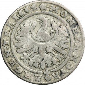 Silesia, Duchy of Liegnitz-Brieg-Wohlau, Christian, 15 Kreuzer Brieg 1664