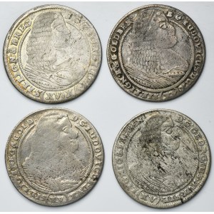 Lot, Silesia, Duchy of Liegnitz-Brieg-Wohlau, 15 Kreuzer Brieg (4 pcs.)