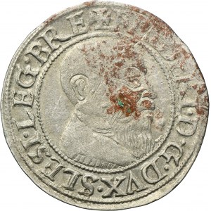 Silesia, Duchy of Liegnitz-Brieg-Wohlau, Friedrich II, Groschen Liegnitz 1543 - RARE