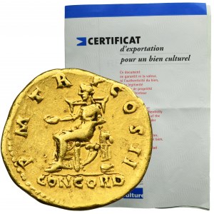 Roman Imperial, Hadrian, Aureus