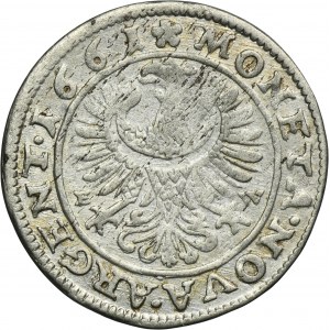 Silesia, Duchy of Liegnitz-Brieg-Wohlau, Georg III, 3 Kreuzer Brieg 1661 EW