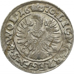 Silesia, Duchy of Liegnitz-Brieg-Wohlau, Christian, 3 Kreuzer Brieg 1670 CB