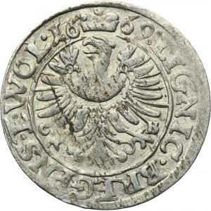 Silesia, Duchy of Liegnitz-Brieg-Wohlau, Christian, 3 Kreuzer Brieg 1669 CB