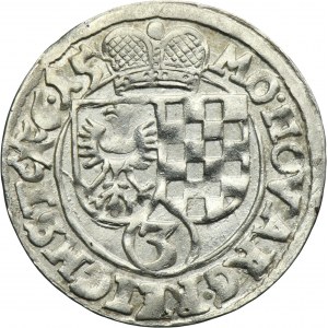 Silesia, Duchy of Liegnitz-Brieg-Wohlau, John Christian and George Rudolph, 3 Kreuzer Zloty Stok 1615