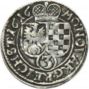Silesia, Duchy of Liegnitz-Brieg-Wohlau, John Christian and Georg Rudolf, 3 Kreuzer Reichenstein 1616