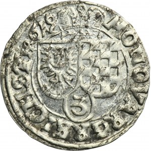 Silesia, Duchy of Liegnitz-Brieg-Wohlau, Johann Christian and Georg Rudolf, 3 Kreuzer Reichenstein 1619 HR