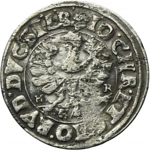 Silesia, Duchy of Liegnitz-Brieg-Wohlau, Johann Christian and Georg Rudolph, 3 Kreuzer Ohlau 1621 HR - UNLISTED