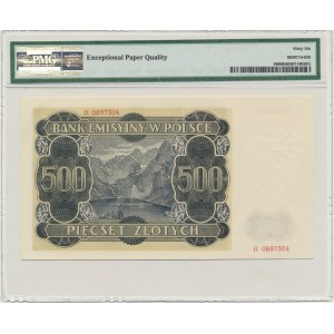 500 Or 1940 - B - PMG 66 EPQ