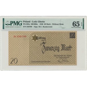 20 Mark 1940 - no. 1 without watermark - PMG 65 EPQ