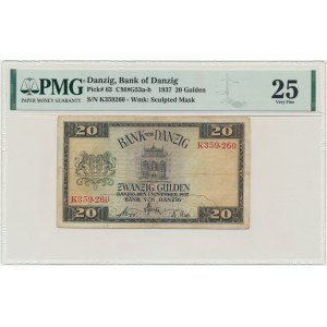 Danzig, 20 Gulden 1937 - K - PMG 25