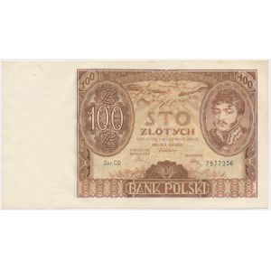 100 złotych 1934 - Ser.C.D. - bez dodatkowych znw. -