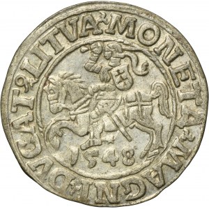 Sigismund II August, 1/2 Groschen Vilnius 1548 - LI/LITVA