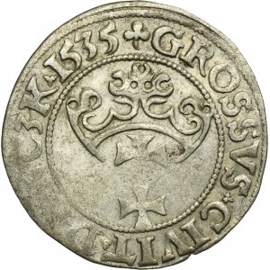 Sigismund I the Old, Groschen Danzig 1535 - PRVS