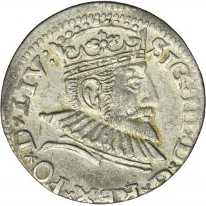 Sigismund III Vasa, 3 Groschen Riga 1593 - LIV