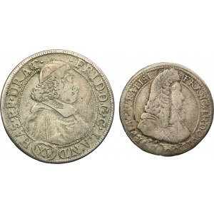 Lot, Silesia, Duchy of Neisse, 6 Kreuzer and 15 Kreuzer (2 pcs.)