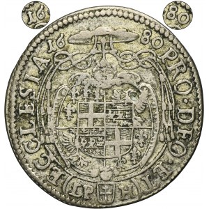 Silesia, Duchy of Neisse, Friedrich Hessen, 15 Kreuzer Neisse 1680 - VERY RARE