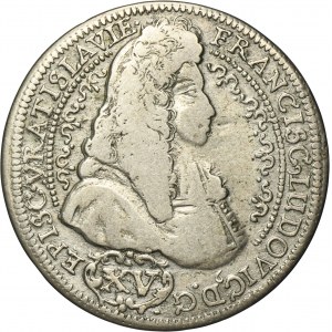 Silesia, Duchy of Neisse, Franz Ludwig von Pfalz-Neuburg, 15 Kreuzer Neisse 1693 LPH