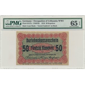 Posen, 50 Kopeken 1916 - short clause (P2c) - PMG 65 EPQ