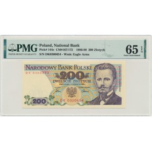 200 gold 1986 - DK - PMG 65 EPQ