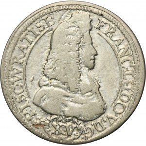 Silesia, Duchy of Neisse, Franz Ludwig von Pfalz-Neuburg, 15 Kreuzer Neisse 1693 LPH