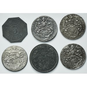 Lot, Silesia, Brieg and Breslau, Tokens (6 pcs.)