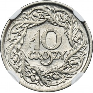 10 groszy 1923 - NGC MS62