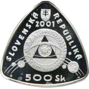 Slovakia, 500 Korun 2001 Third millennium - NGC PF66 ULTRA CAMEO