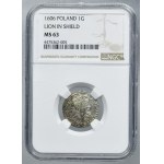 Sigismund III Vasa, Groschen Krakau 1606 - NGC MS63