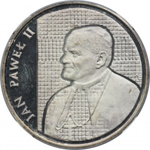 10.000 złotych 1989 Jan Paweł II - Kratka - NGC PF66 ULTRA CAMEO