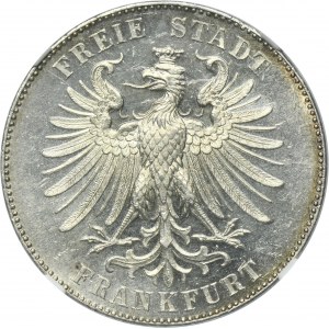 Germany, City of Frankfurt, Thaler 1859 - NGC MS62
