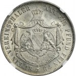 Germany, Baden, Friedrich I, Thaler Karlsruhe 1864 - NGC MS61
