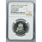 PRÓBA NIKIEL, 50 złotych 1980 Bolesław I Chrobry - NGC PF67 CAMEO